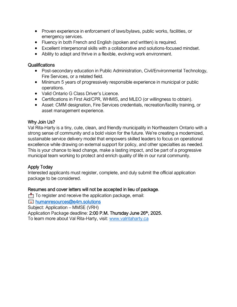 CAREERS | VAL RITA-HARTY